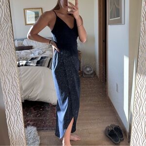 Anthropologie BHLDN full length bridesmaid/wedding guest dress